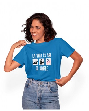 Camiseta chica "La vida es...