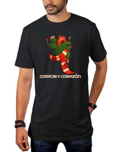 Camiseta Coraje y Corazón