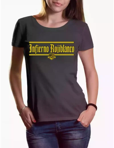 Camiseta chica Infierno Rojiblanco