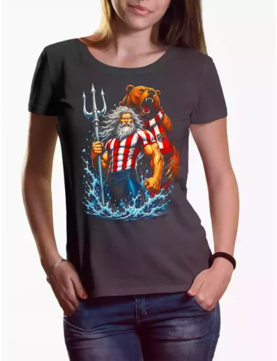 Camiseta chica Neptuno con Osos del Atleti