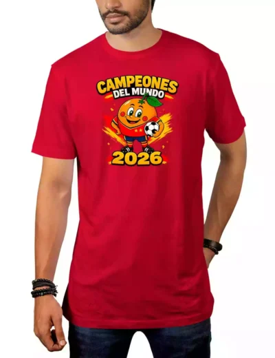 Camiseta Naranjito Campeón del Mundo 2026