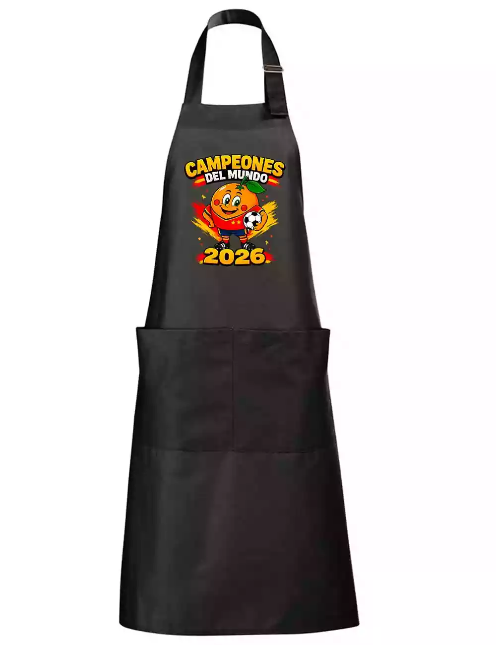 Delantal Naranjito Campeón del Mundo 2026