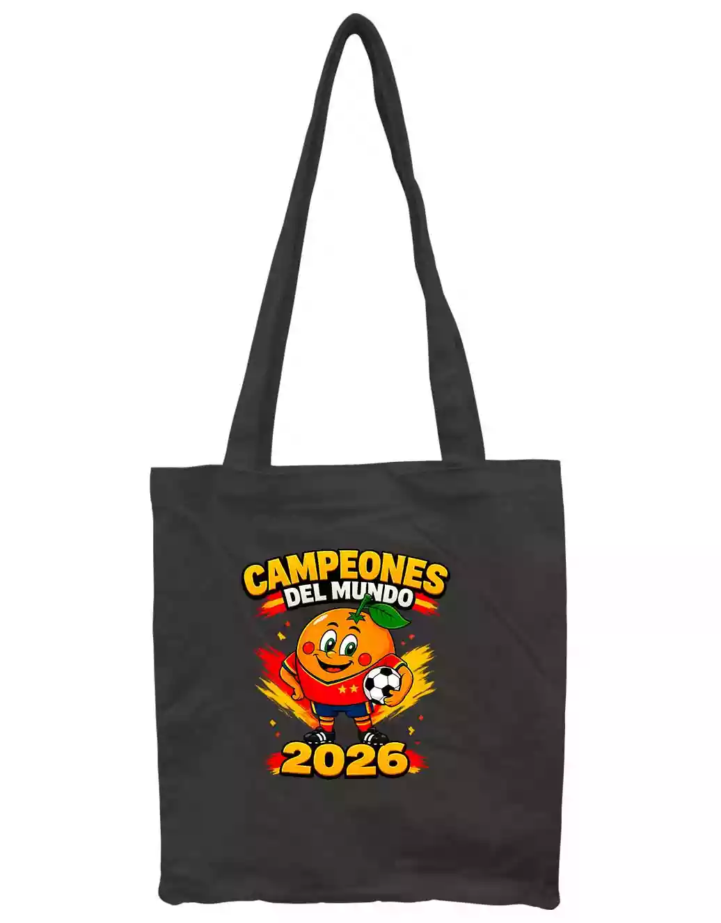Totebag Naranjito Campeón del Mundo 2026